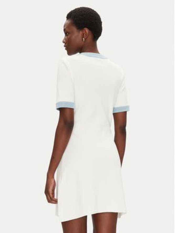 Morgan Sukienka dzianinowa 251-RMROME M Biały Regular Fit