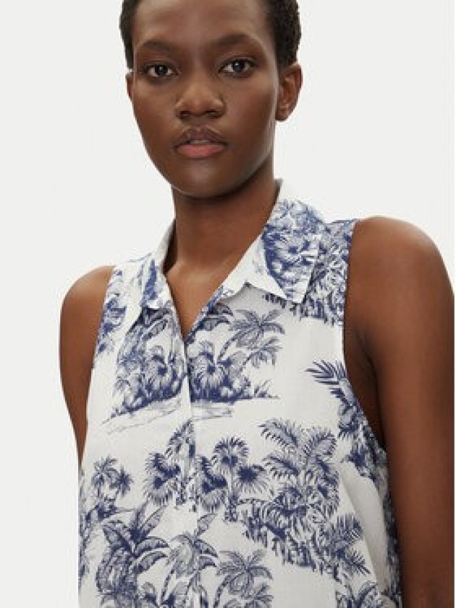 Iconique Sukienka koszulowa IC25-074 Biały Regular Fit