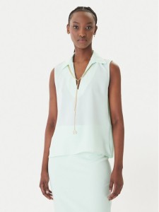 Rinascimento Bluzka CFC0127446003 Zielony Regular Fit