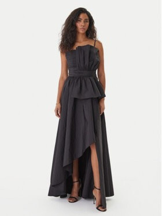 Fracomina Sukienka wieczorowa FQ26SD3010W83101 Czarny Regular Fit