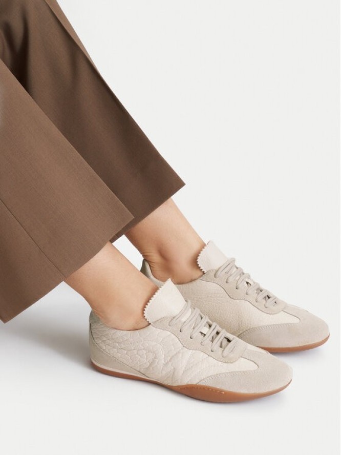 Weekend Max Mara Sneakersy 2615761074600 Écru