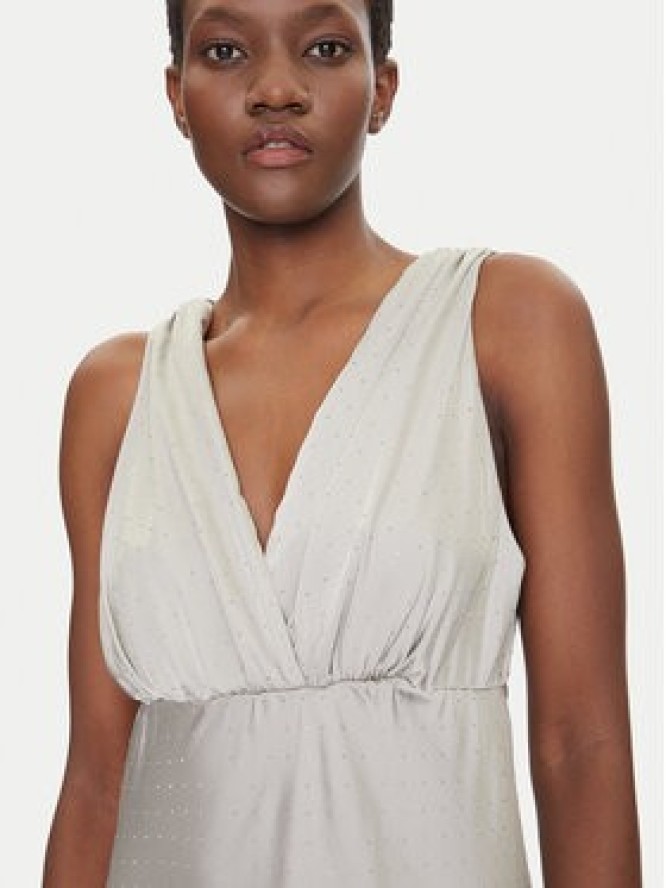 Dixie Sukienka wieczorowa AICHJMVA Srebrny Regular Fit