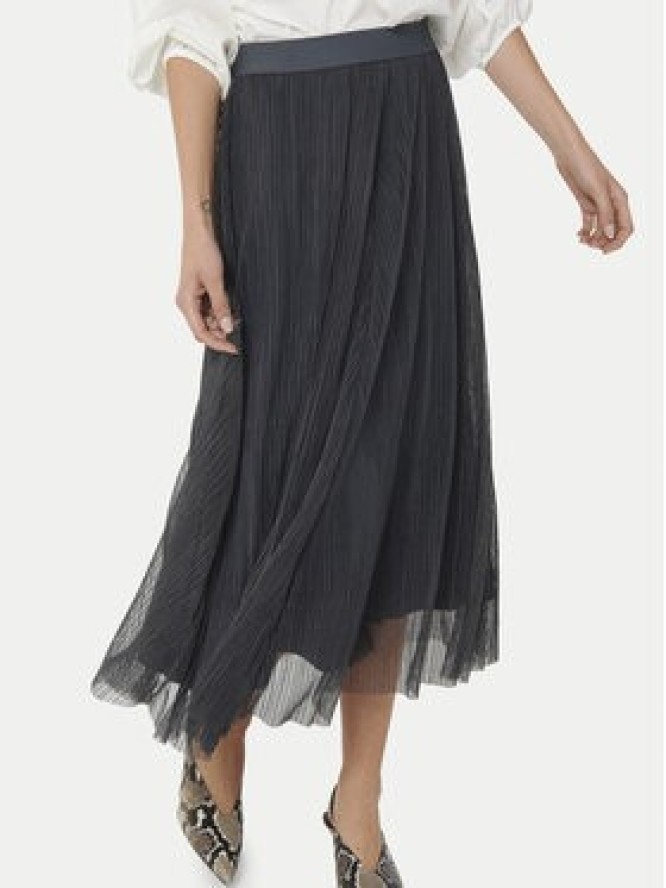 ONLY Spódnica midi Lavina 15214303 Szary Regular Fit