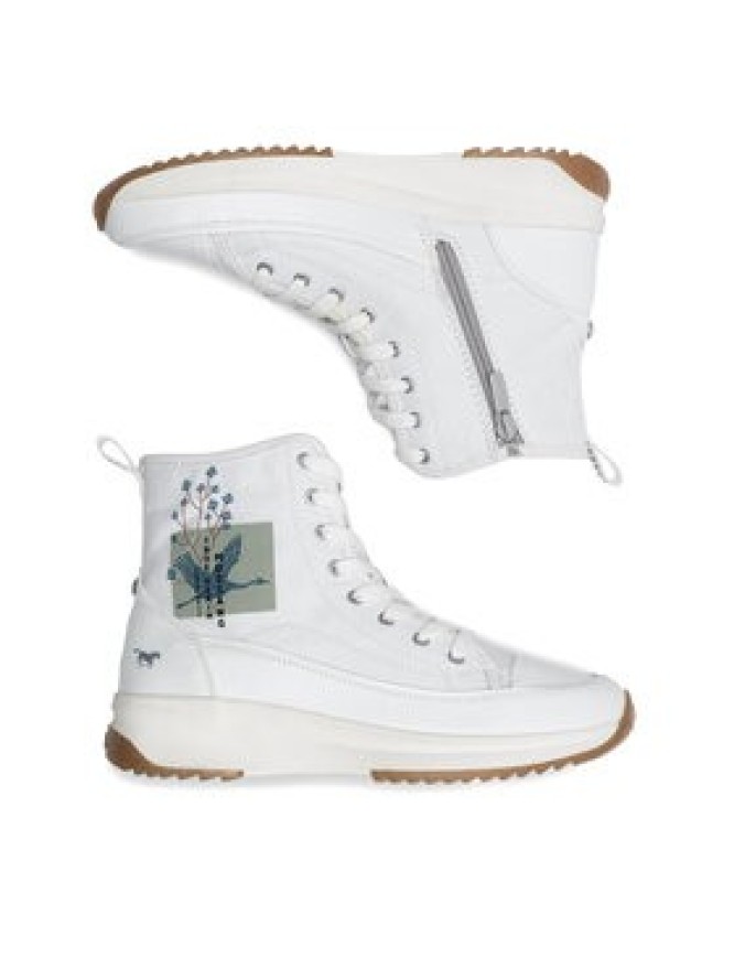 Mustang Sneakersy 1458-501 Biały