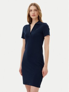 Tommy Hilfiger Sukienka codzienna WW0WW42567 Granatowy Slim Fit