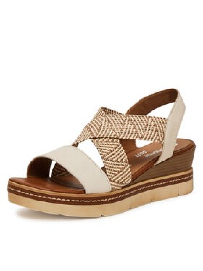 Remonte Sandały D2L54-60 Beżowy