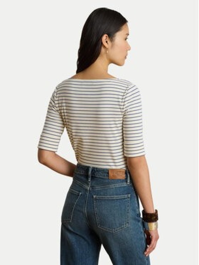 LAUREN RALPH LAUREN Bluzka Judy 200P13919005 Kremowy Regular Fit
