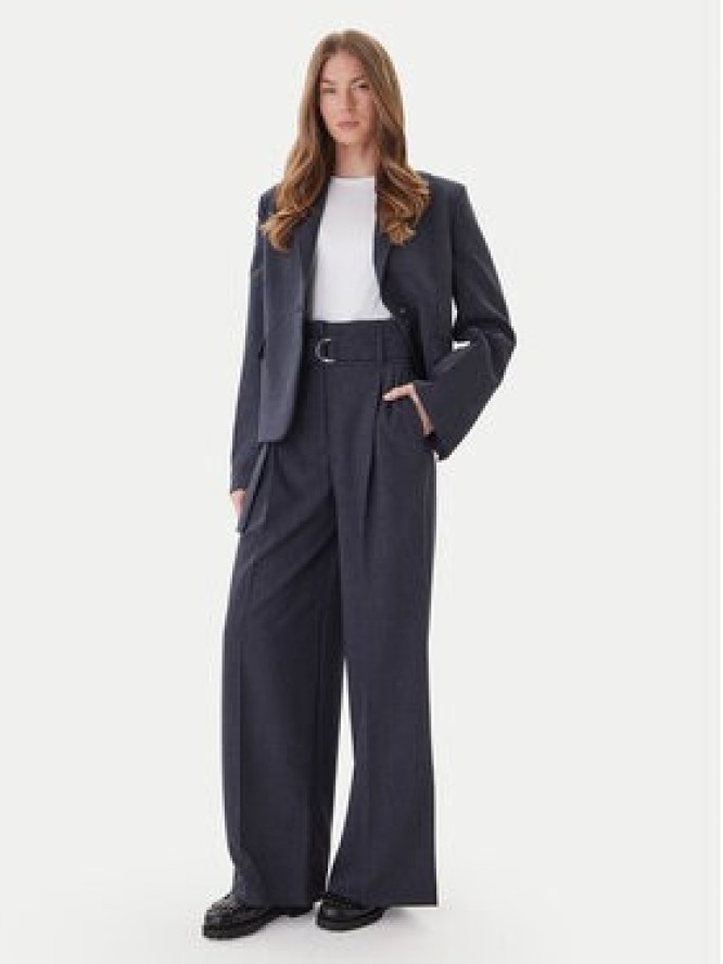 ViCOLO Spodnie materiałowe GRA Granatowy Regular Fit