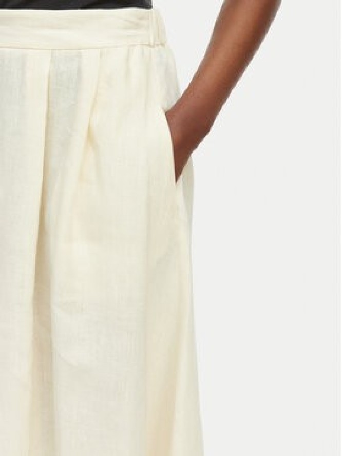 Marella Spódnica trapezowa Biada 2615101082 Écru Regular Fit