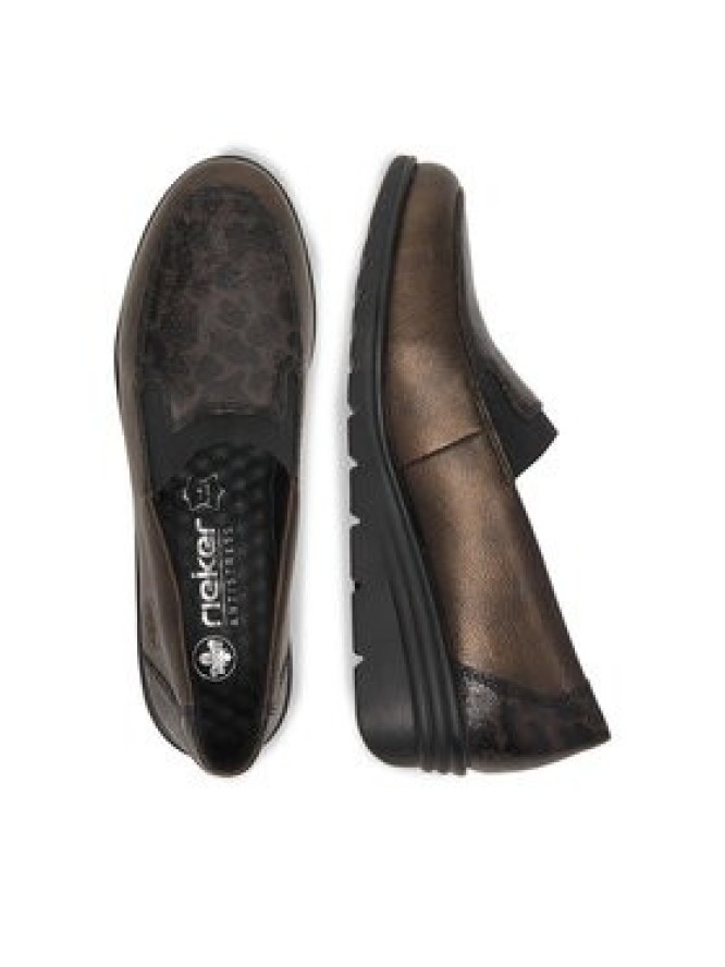 Rieker Półbuty L5351-90 Czarny