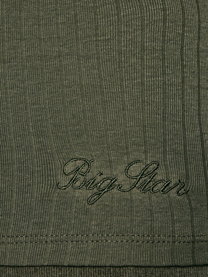 Koszulka damska w prążek khaki Asterca 303