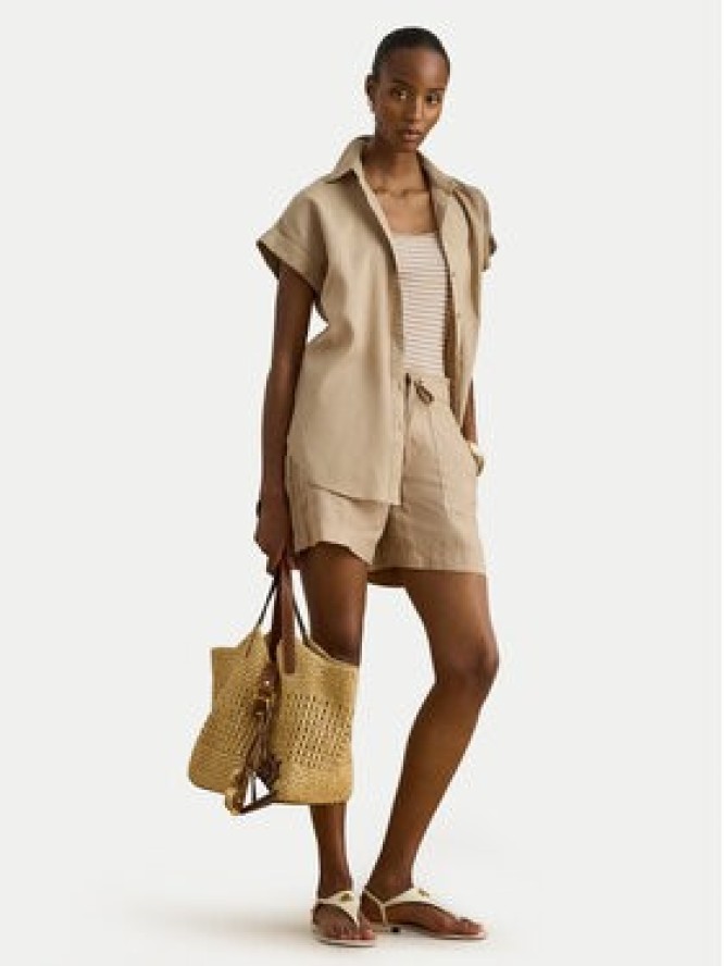 LAUREN RALPH LAUREN Koszula 200699152052 Beżowy Relaxed Fit