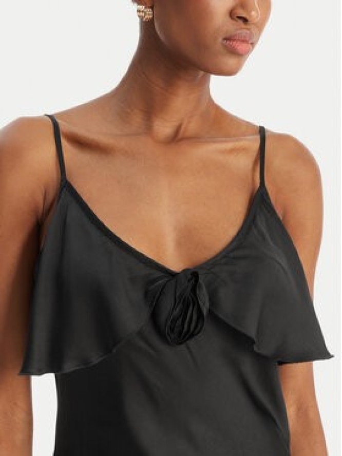 Fracomina Sukienka koktajlowa FS26SD2007W58301 Czarny Slim Fit