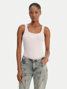 Guess Jeans Top W6GPZ2 KA0H1 Różowy Slim Fit