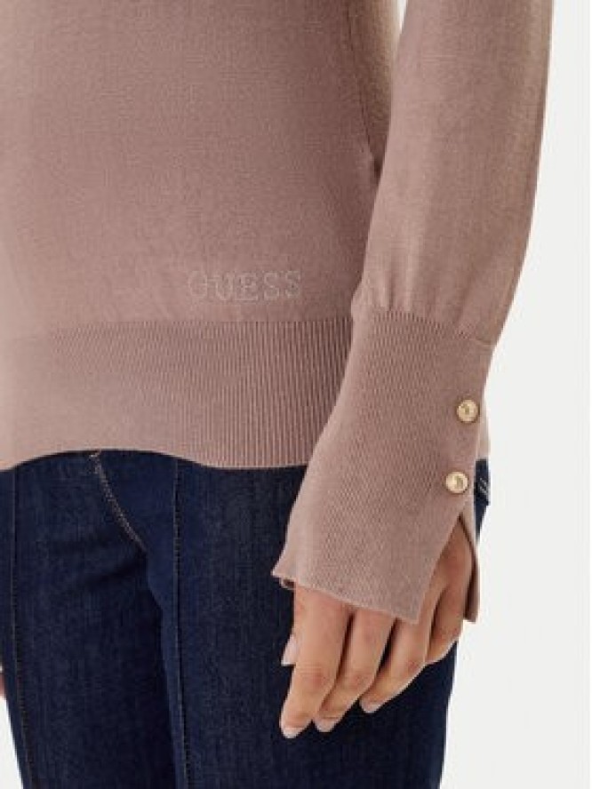 Guess Sweter W2YR30 Z2V62 Brązowy Regular Fit