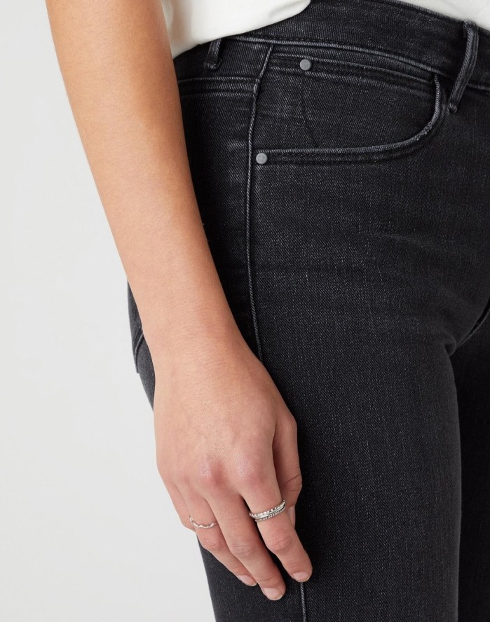 SPODNIE DAMSKIE WRANGLER SKINNY SOFT NIGHTS W28KZJ30B 112128370