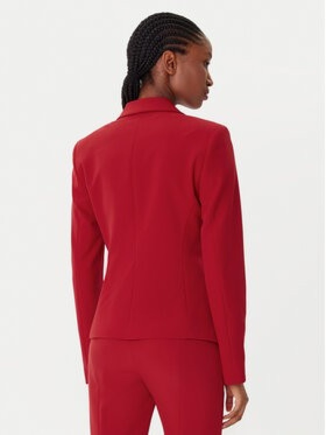 HUGO Marynarka Agonia-1 50539976 Czerwony Slim Fit