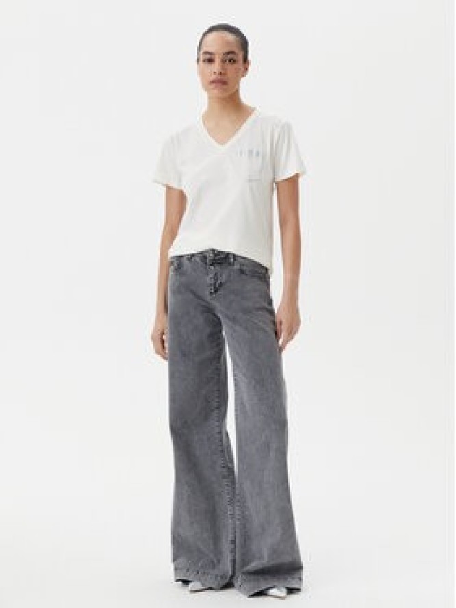 Liu Jo Sport T-Shirt TA5172 JS923 Écru Regular Fit