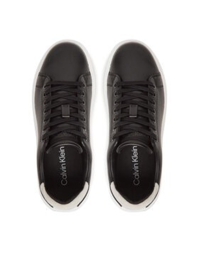 Calvin Klein Sneakersy Cupsole Lace Up - Suede Bt HW0HW02404 Czarny