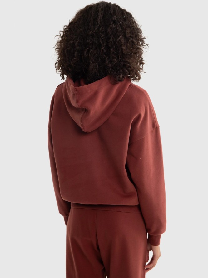 Bluza damska z kapturem bordowa Megan 604/ Foxie 604