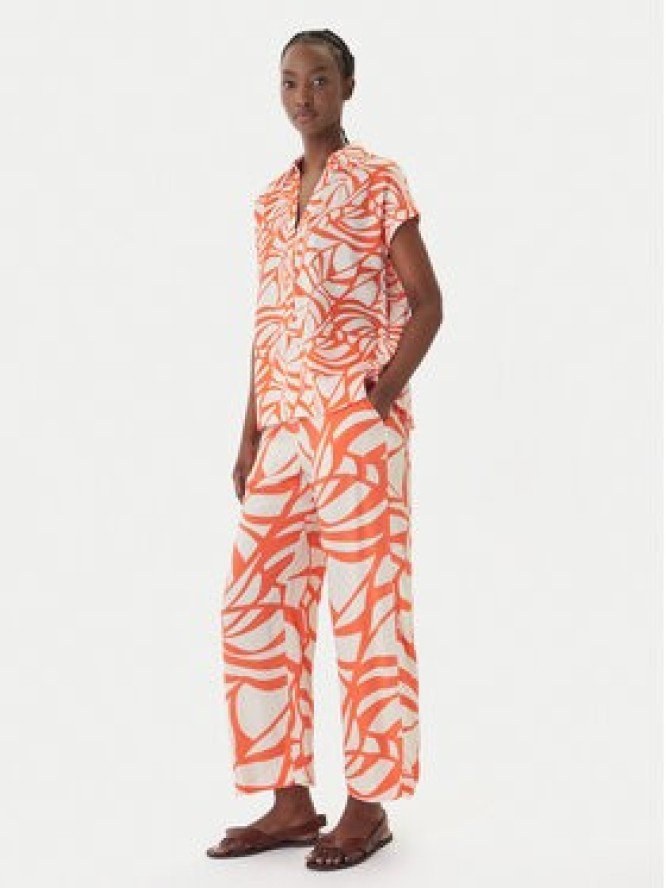 LOLA CASADEMUNT Spodnie materiałowe LS2614040 Pomarańczowy Regular Fit