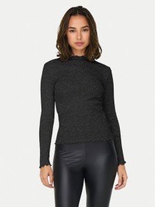 ONLY Bluzka Emma 15331094 Czarny Regular Fit