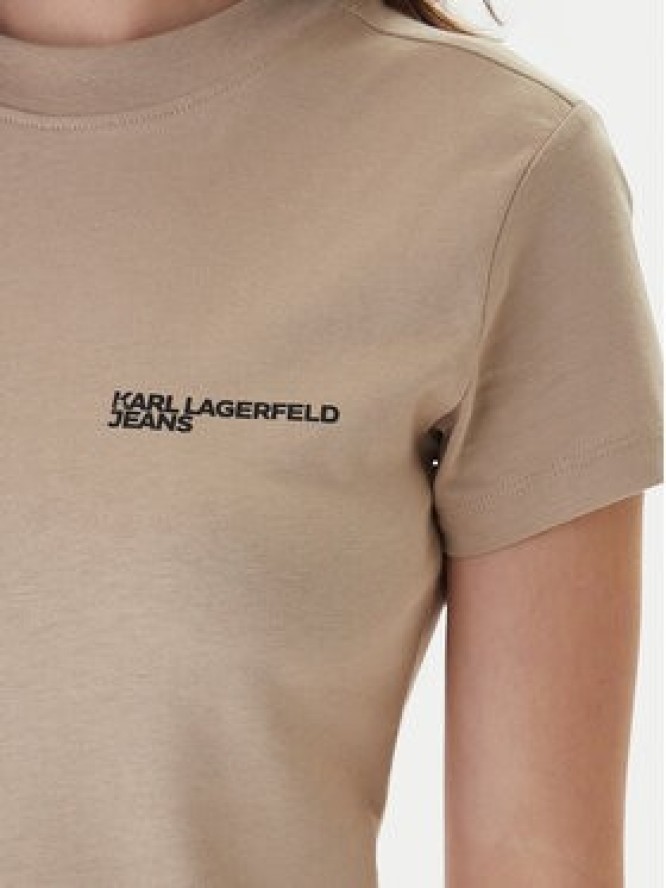 Karl Lagerfeld Jeans T-Shirt A1W17004 Zielony Slim Fit
