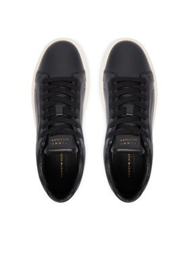 Tommy Hilfiger Sneakersy Icon Court Light Weight Shinny FW0FW08949 Czarny