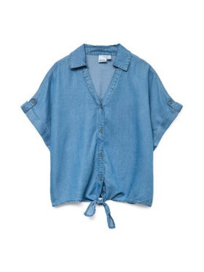 Vero Moda Koszula Fleur 10326059 Niebieski Regular Fit