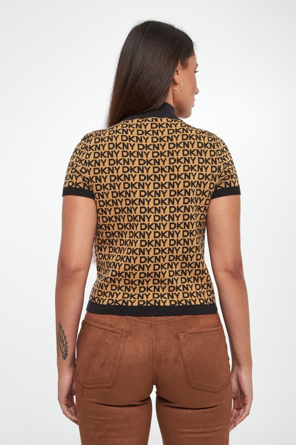 Sweter damski logowany DKNY