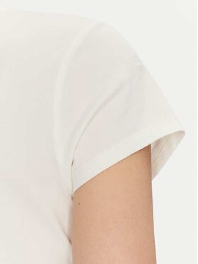 Guess T-Shirt W5GI42 J1314 Écru Regular Fit