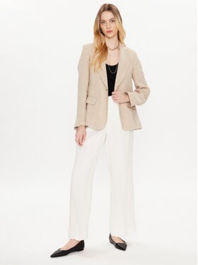 Weekend Max Mara Marynarka Nalut 2350410431 Beżowy Regular Fit