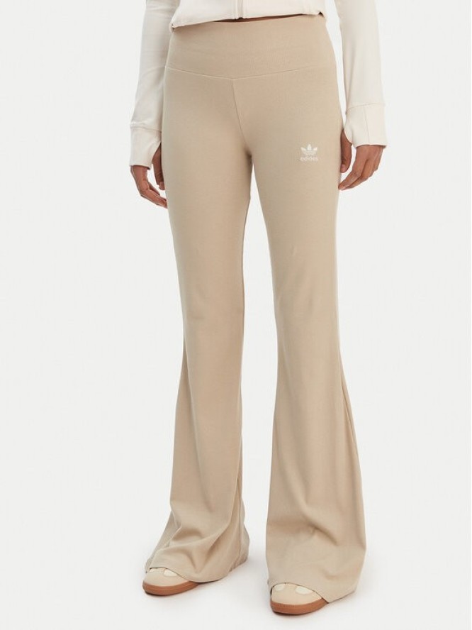 adidas Legginsy Essentials KD3850 Beżowy Flared Leg