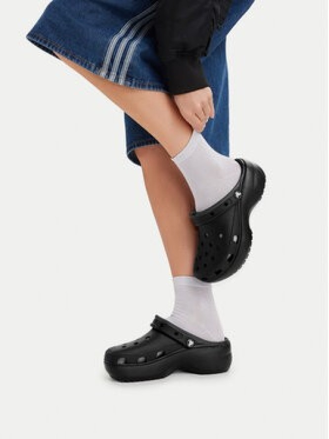 Crocs Klapki Classic Platform Clog 206750 Czarny