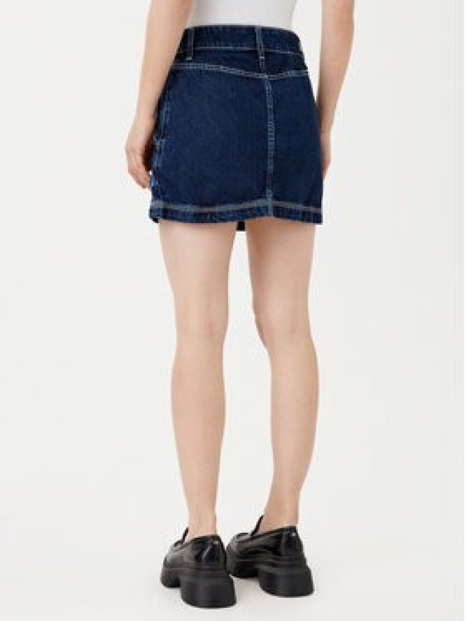 HUGO Spódnica jeansowa mini 50531831 Granatowy Regular Fit