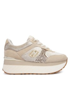 Liu Jo Sneakersy Maxi Wonder Plus 02 BF6009 PX066 Beżowy