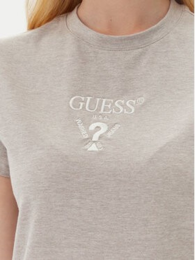 Guess T-Shirt V4YI21 KCDH1 Szary Slim Fit