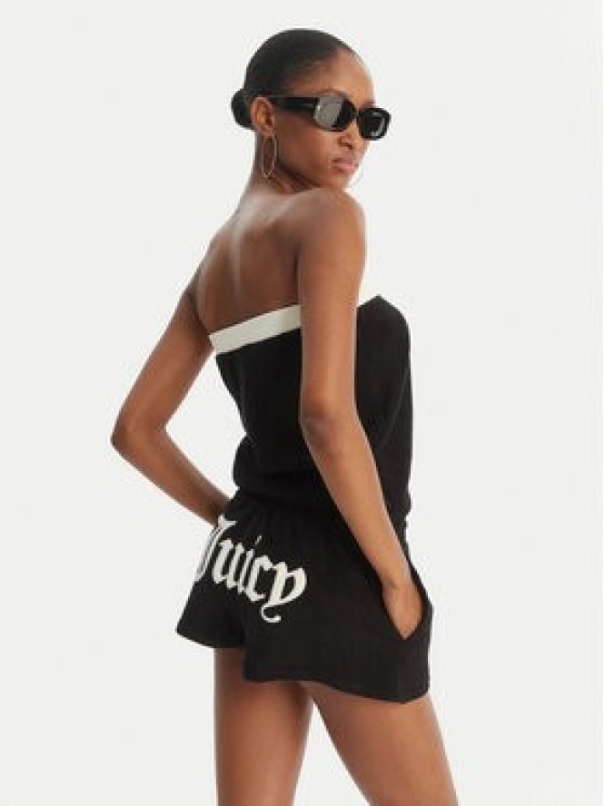 Juicy Couture Kombinezon Applique Terry JCWFP126316 Czarny Regular Fit