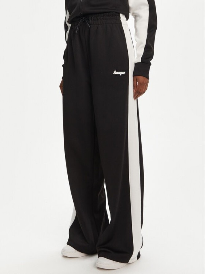 HUGO Spodnie dresowe Nelarina_B 50537080 Czarny Regular Fit