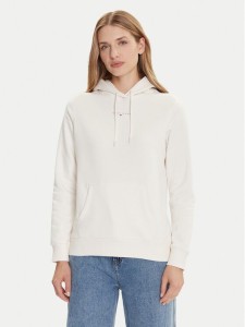 Tommy Jeans Bluza Linear DW0DW21963 Biały Regular Fit