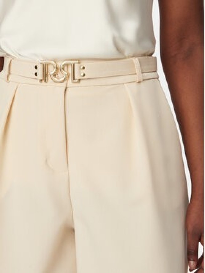 Rinascimento Szorty materiałowe CFC0127761003 Beżowy Regular Fit