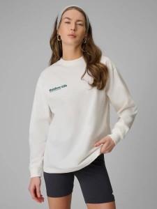 Longsleeve regular z nadrukiem damski 4F 4FRSS26TSWSF2834