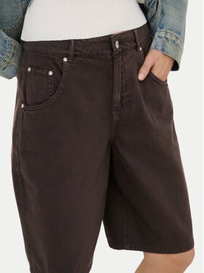 ONLY Bermudy Mate 15374734 Brązowy Loose Fit