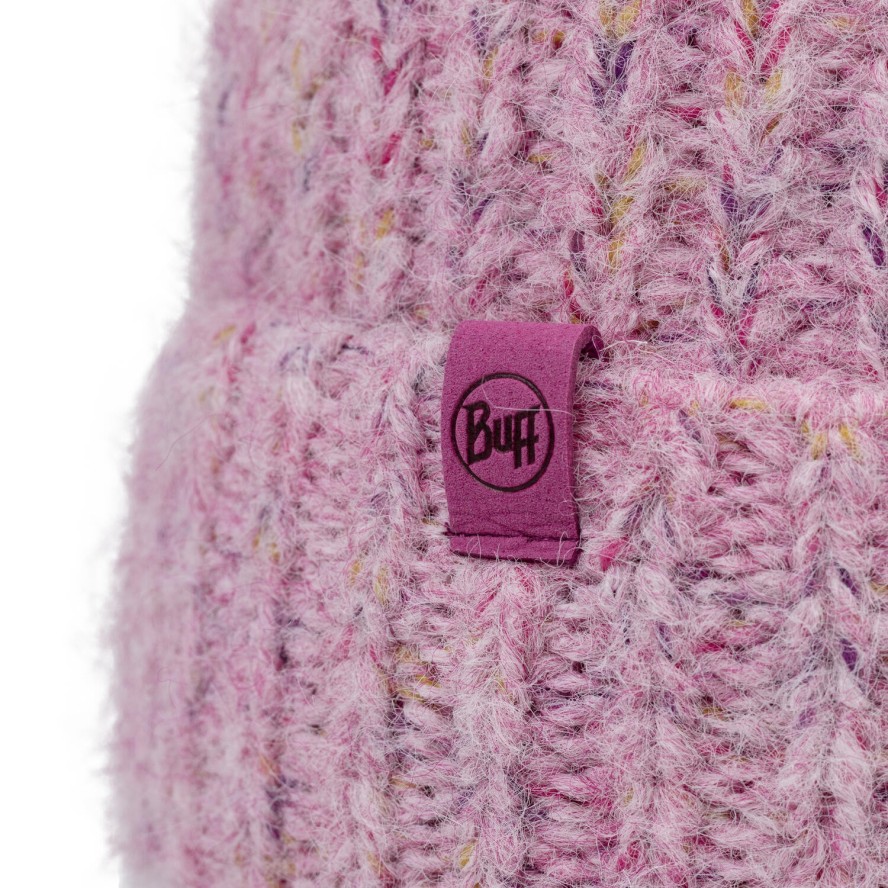 Czapka BUFF KNITTED & FLEECE BAND BEANIE EYLA PURPLE LILAC