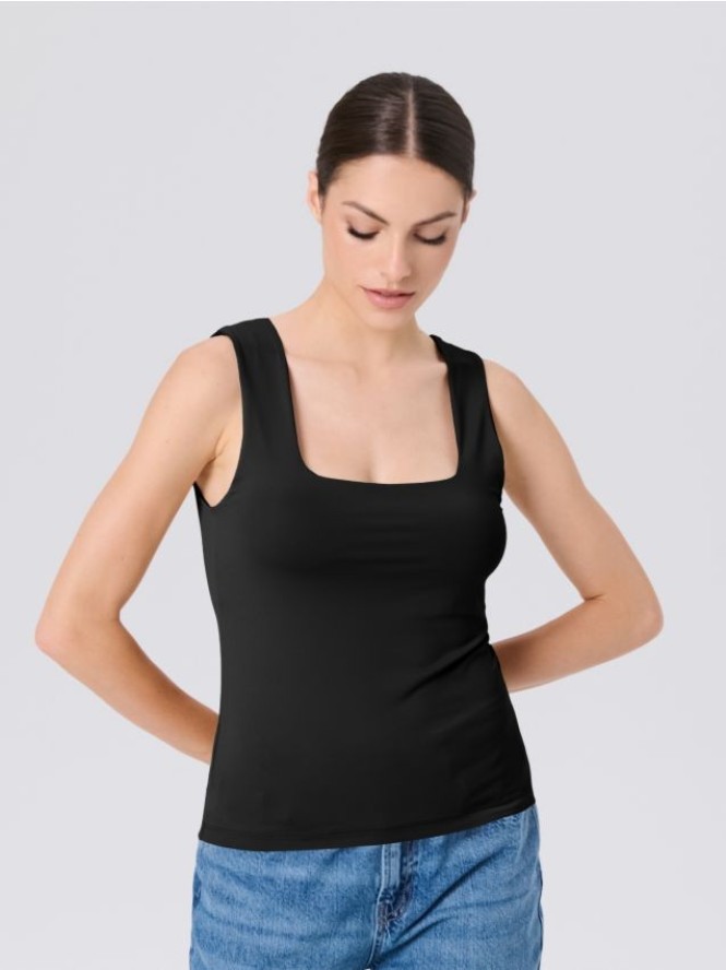 Koszulka na ramiączkach - czarny