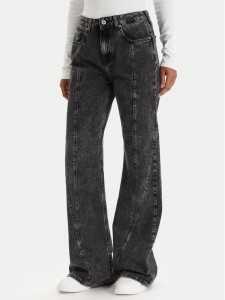 Karl Lagerfeld Jeans Jeansy B1W10083 Czarny Flare Fit