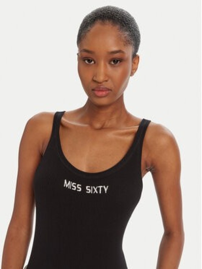 Miss Sixty Top 6L2RJ3580000 Czarny Slim Fit