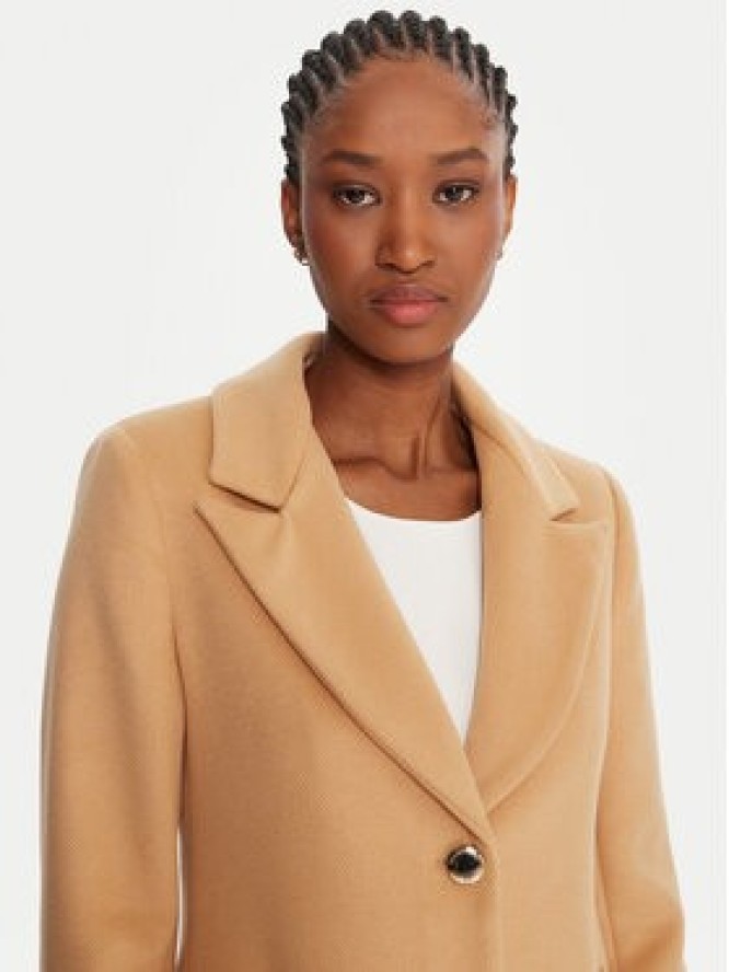 Rinascimento Płaszcz przejściowy CFC0126117003 Beżowy Regular Fit