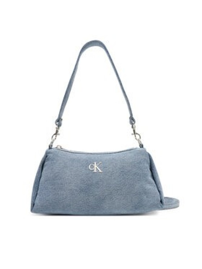 Calvin Klein Torebka Denim Layla Shoulder Bag Sm LV04F3222G Niebieski