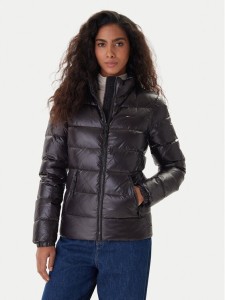 Tommy Jeans Kurtka puchowa DW0DW21618 Czarny Slim Fit